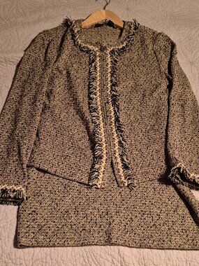 Vintage St. John Skirt Suit Size 8